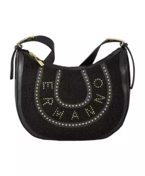 Сумка через плечо Firenze из полиэстера и полиуретана. Ermanno Scervino, черный