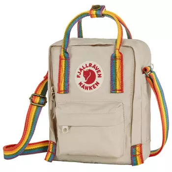 Сумка через плечо FJLLRVEN Kanken Rainbow Sling, бежевый