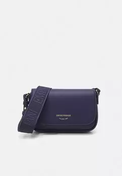 Сумка через плечо FLAP CROSS Emporio Armani, темно-синий