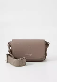 Сумка через плечо FLAP Emporio Armani, серо-коричневый