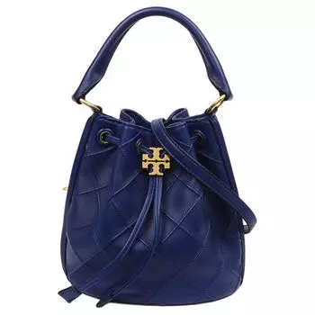 Сумка через плечо Fleming из мягкой кожи, маленькая женская, цвет морской волны TORY BURCH