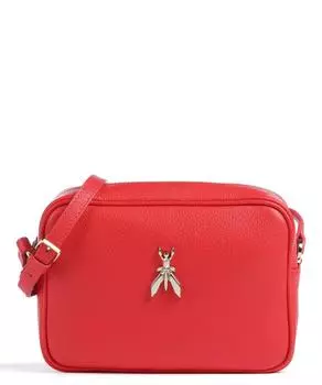 Сумка через плечо Fly из зерненой телячьей кожи. Patrizia Pepe, красный