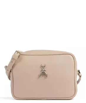 Сумка через плечо Fly из зерненой телячьей кожи. Patrizia Pepe, бежевый