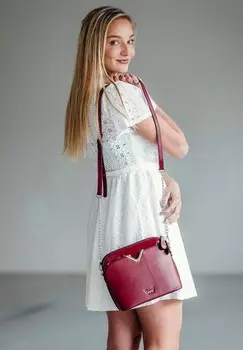 Сумка через плечо FOSSY SMOOTH VUCH, красный