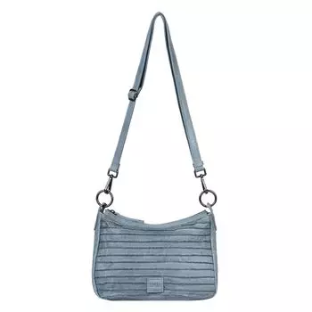 Сумка через плечо FREDs BRUDER Likely Umhngetasche Leder 28 см, цвет soft blue