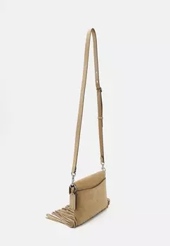 Сумка через плечо Fringe Bag Coach, светло-коричневый