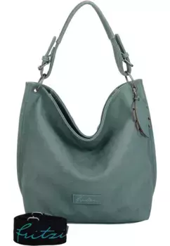 Сумка через плечо Fritzi from Prussia "Eco-Fritzi01", изготовленная из веганских и переработанных материалов Fritzi Aus Preuen, зеленый