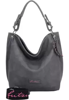 Сумка через плечо Fritzi from Prussia "Eco-Fritzi01", изготовленная из веганских и переработанных материалов Fritzi Aus Preuen, серый