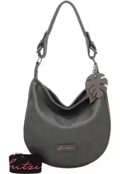 Сумка через плечо Fritzi from Prussia "Eco Hobo", изготовленная из веганских и переработанных материалов Fritzi Aus Preuen, серый