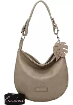 Сумка через плечо Fritzi from Prussia "Eco Hobo", изготовленная из веганских и переработанных материалов Fritzi Aus Preuen, коричневый