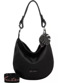 Сумка через плечо Fritzi from Prussia "Eco Hobo", изготовленная из веганских и переработанных материалов Fritzi Aus Preuen, черный