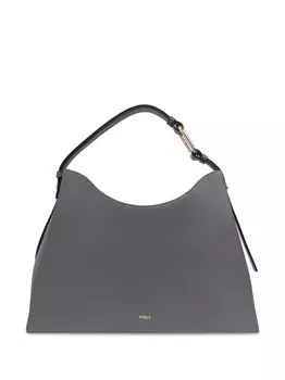 Сумка через плечо Furla Arch-motive из кожи, серый
