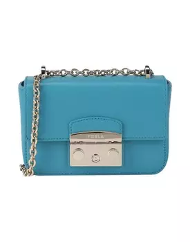 Сумка через плечо Furla, бирюзовый