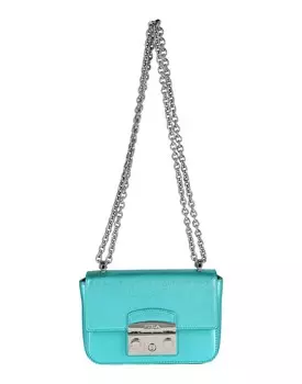 Сумка через плечо Furla, бирюзовый