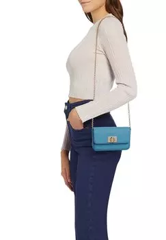 Сумка через плечо Furla, голубой