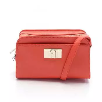 Сумка через плечо Furla из кожи, оранжевый