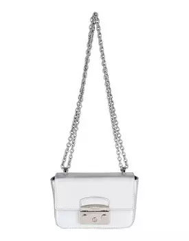 Сумка через плечо Furla, серебро