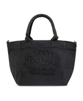 Сумка через плечо Ganni, черный