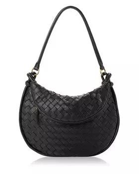 Сумка через плечо Gemelli среднего размера Bottega Veneta, цвет Black