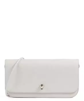 Сумка через плечо Genesi Mini из мелкозернистой кожи Furla, белый