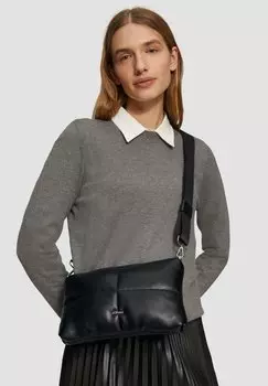 Сумка через плечо GESTEPPTE HANDYTASCHE MIT ABNEHMBAREM -GURT s.Oliver, черный