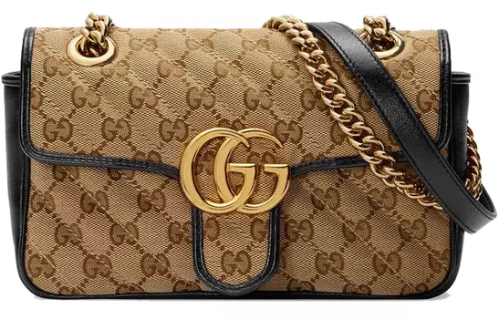 Сумка через плечо GG Marmont Suede, мини-сумка для женщин GUCCI