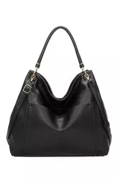 Сумка через плечо Gigante Oversize из искусственной кожи Fontanella Fashion, черный