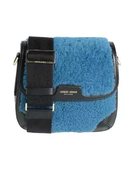 Сумка через плечо Giorgio Armani, лазурный