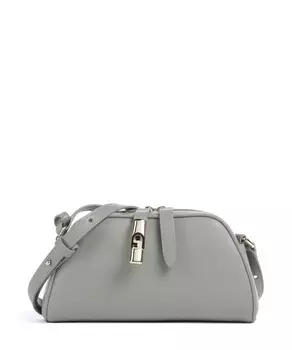 Сумка через плечо Goccia s из мелкозернистой телячьей кожи. Furla, зеленый