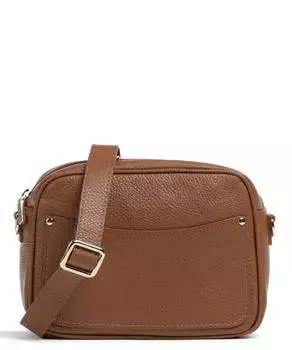 Сумка через плечо Gondola Magnolia из зерненой кожи Brics, коричневый