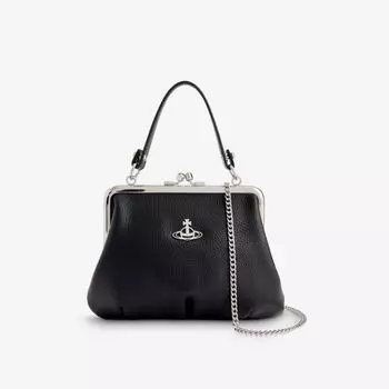 Сумка через плечо Granny Frame из переработанного полиуретана Vivienne Westwood, черный