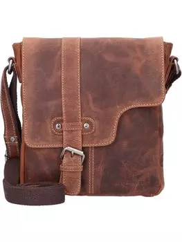Сумка через плечо Greenburry Leder 22 cm, коричневый