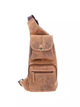 Сумка через плечо Greenburry Leder 26 cm, коричневый