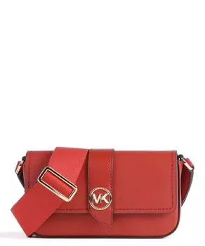 Сумка через плечо Greenwich из яловой кожи Saffiano Michael Kors, красный