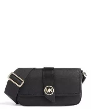 Сумка через плечо Greenwich из яловой кожи Saffiano Michael Kors, черный