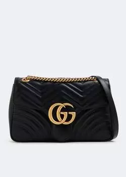 Сумка через плечо Gucci GG Marmont Medium, черный