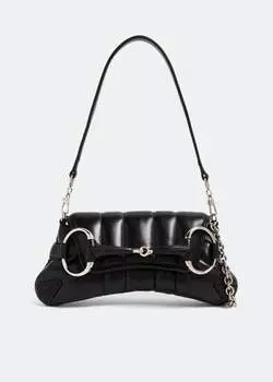 Сумка через плечо Gucci Horsebit Chain Small, черный