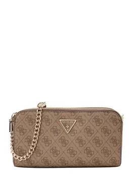 Сумка через плечо GUESS Crossbody Bag Eco Erica 51012, цвет brown/light brown