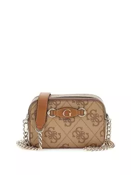 Сумка через плечо GUESS Crossbody Bag Izzy, бежевый