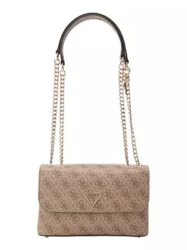 Сумка через плечо GUESS ECO ERICA, бежевый