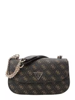 Сумка через плечо GUESS Erica, цвет Light brown/Dark brown