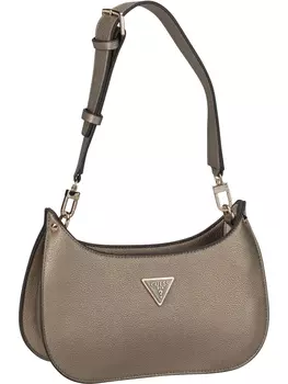 Сумка через плечо Guess Meridian Mini Top Zip Shoulder Bag, цвет Pewter