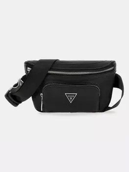 Сумка через плечо Guess MILANO VRTCL ZIP BKC, черный