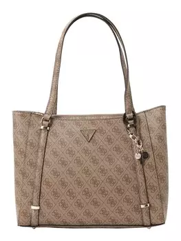 Сумка через плечо GUESS Shoulder Bag Erica Elite, цвет light brown/dark brown