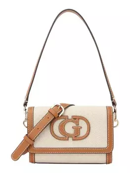 Сумка через плечо GUESS Shoulder Bag SEBINA, бежевый