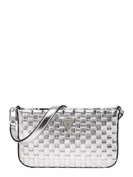 Сумка через плечо GUESS Shoulder Bag TWILLER, серебряный