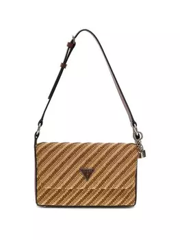 Сумка через плечо GUESS Simona, цвет Brown/Ochre