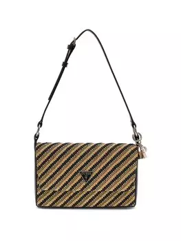 Сумка через плечо GUESS Simona, цвет Brown/Ochre