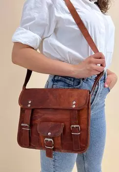 Сумка через плечо Gusti Leder, коричневый