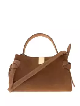 Сумка через плечо Gyoza из замши Yuzefi, коричневый